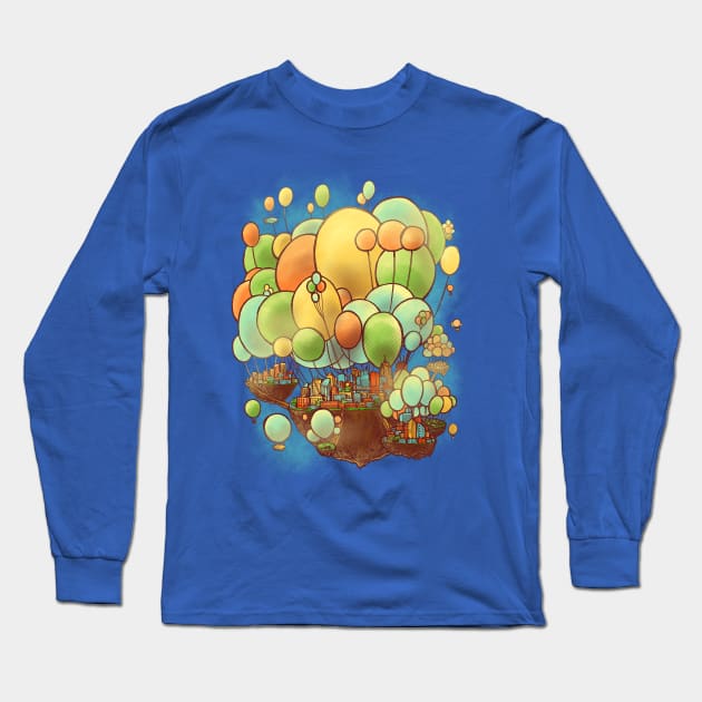 Cloud City Long Sleeve T-Shirt by nickv47